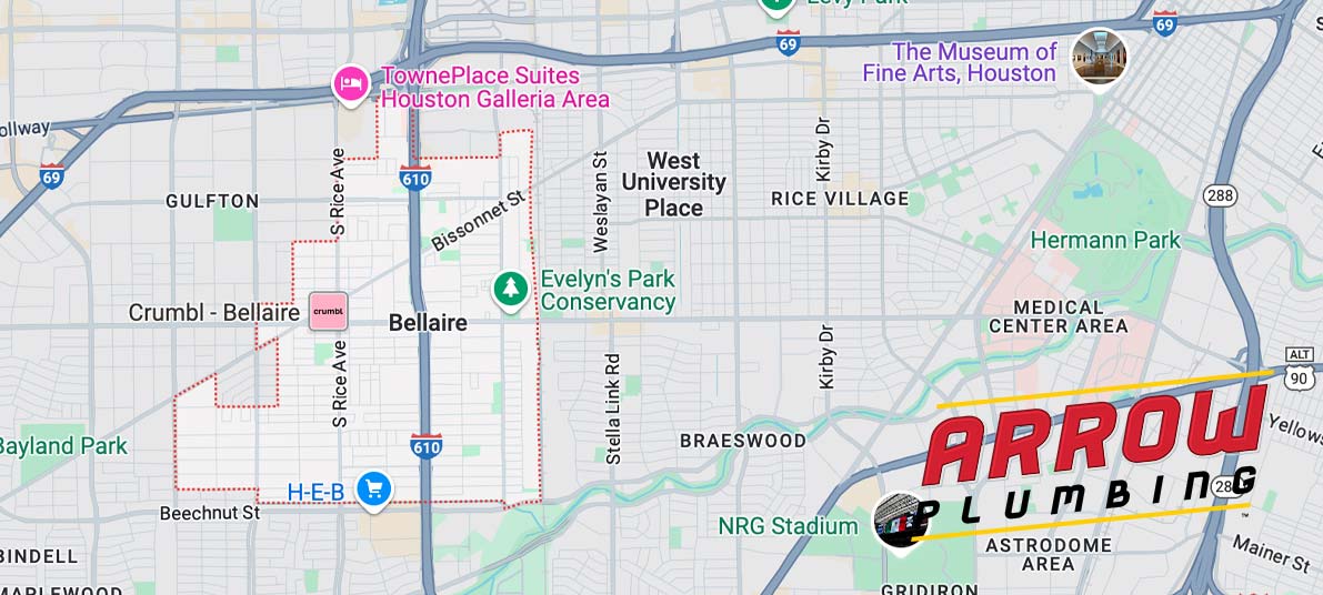 Bellaire, TX Landscape Drainage Services - Arrow Plumbing